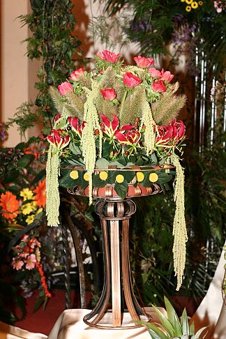 Floral decoration for the Gardener's Ball