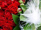 Decoration for the wedding car