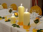 Floral decoration for the wedding table (220)