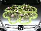 Decoration for the wedding car