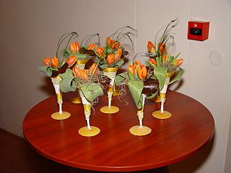 Floral decoration for the feast