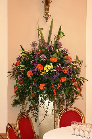 Floral decoration for the Gardener's Ball