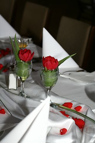 Decoration for the wedding table