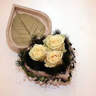 Box for the wedding rings