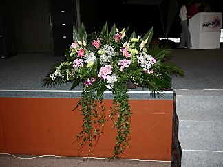 Floral decoration for company events