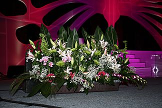 Floral decor Prague Congress Centre