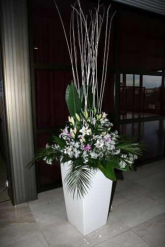 Floral decor Prague Congress Centre
