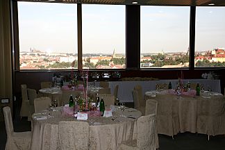 Floral decor Prague Congress Centre
