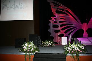 Floral decor Prague Congress Centre