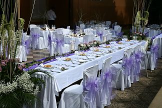Floral decoration for the feast