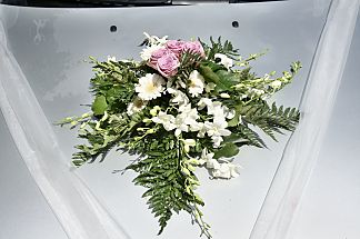 Floral decoration for the feast