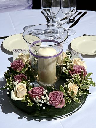 Floral decoration for the feast