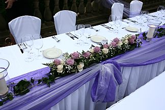 Floral decoration for the feast