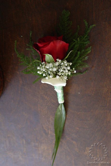 Corsage for the groom