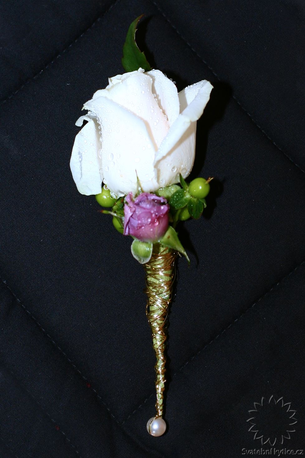 Corsage for the groom