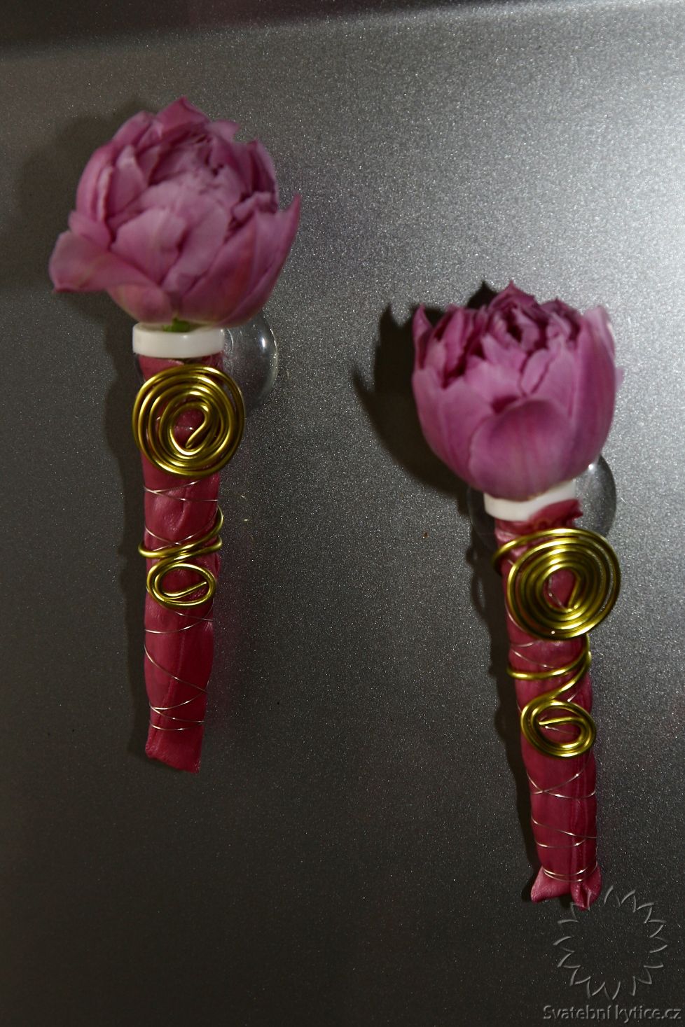 Decoration for the wedding car